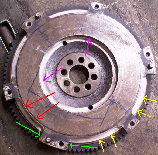 Lightening Flywheel of Toyota Corolla Levin / Trueno AE101 20v AFM